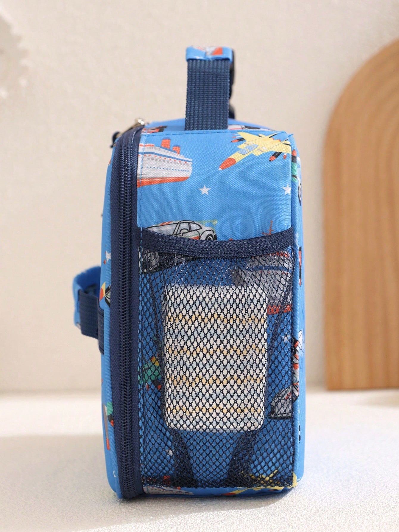 Large Capacity Insulated Lunch Bag, Leak-Proof Thermal Food Storage Bag, Leak-Proof And Washable, Vibrant Cartoon Pattern Design, Perfect For School, Office Or Picnic, Fun Lunch Box Cooler Bag, Waterp