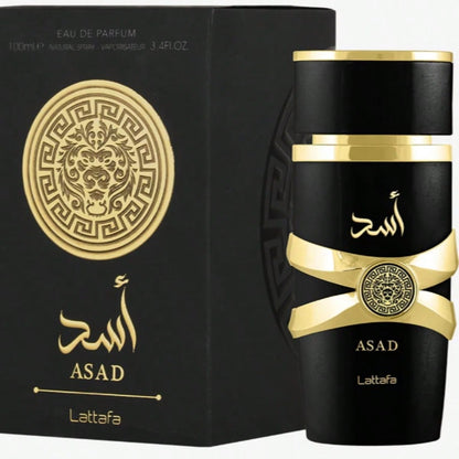 Lattafa Asad Eau De Parfum 100ml Luxury Oriental Spicy Woody Perfume For Men Long Lasting Fragrance Gift