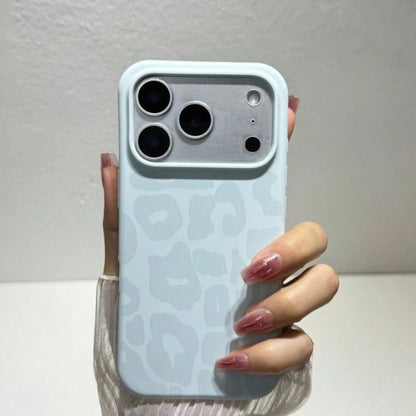 Lavender Purple Leopard Print Phone Case, Soft Matte Silicone, Shockproof Lens Protection, Full Coverage Compatible With IPhone 17 Pro Max 16 15 14 13 12 11, Soft Aesthetic