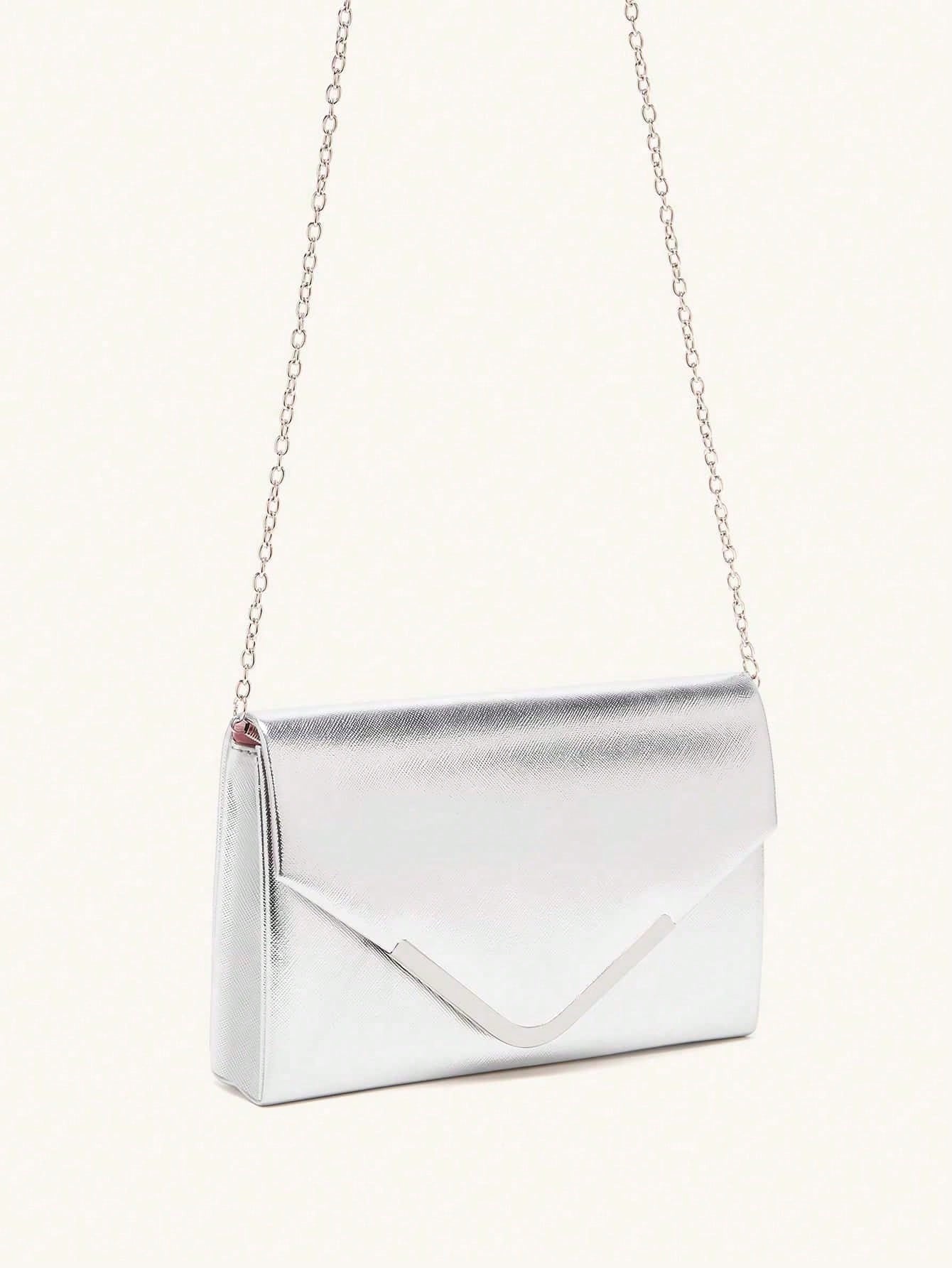 Lightweight,Business Casual Metal Decor Flap Square Bag For Teen Girls Women College Students,Rookies & White-Collar Workers Perfect For Office,College,Work,Business,Commute,Outdoors, Travel, Outings