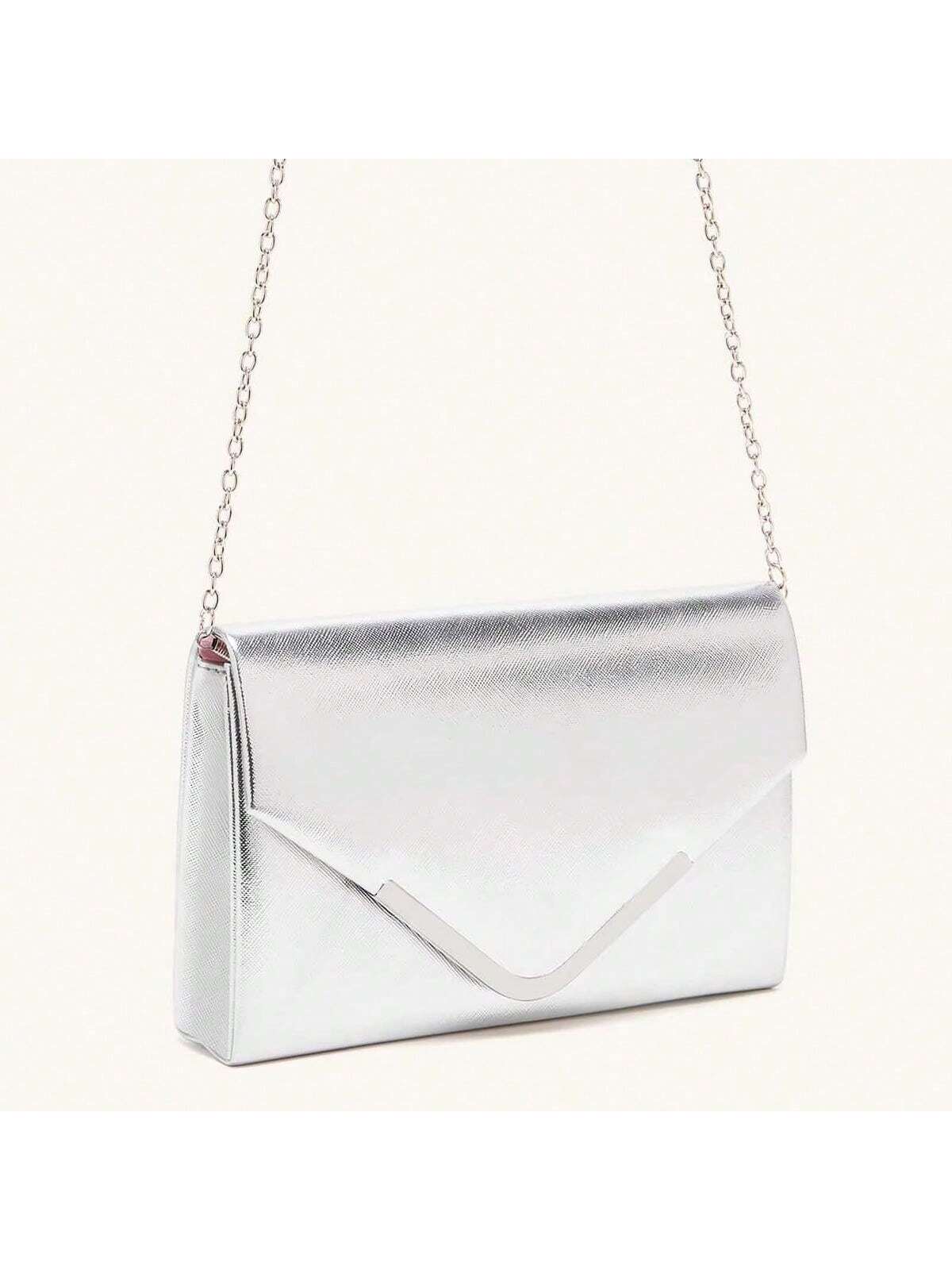 Lightweight,Business Casual Metal Decor Flap Square Bag For Teen Girls Women College Students,Rookies & White-Collar Workers Perfect For Office,College,Work,Business,Commute,Outdoors, Travel, Outings