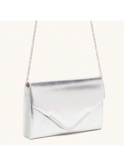 Lightweight,Business Casual Metal Decor Flap Square Bag For Teen Girls Women College Students,Rookies & White-Collar Workers Perfect For Office,College,Work,Business,Commute,Outdoors, Travel, Outings