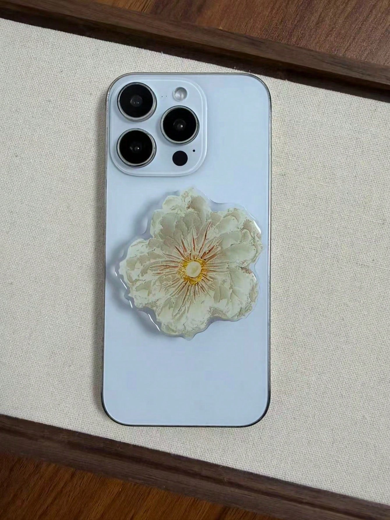 Lily Rose Flower Mobile Phone Stick-On Stand, Suitable For All Phones, Portable & Stable Desktop Phone Holder Compatible With IPhone, Android Phone, Gift For Birthday, Family, Friends Gifts Birthday P