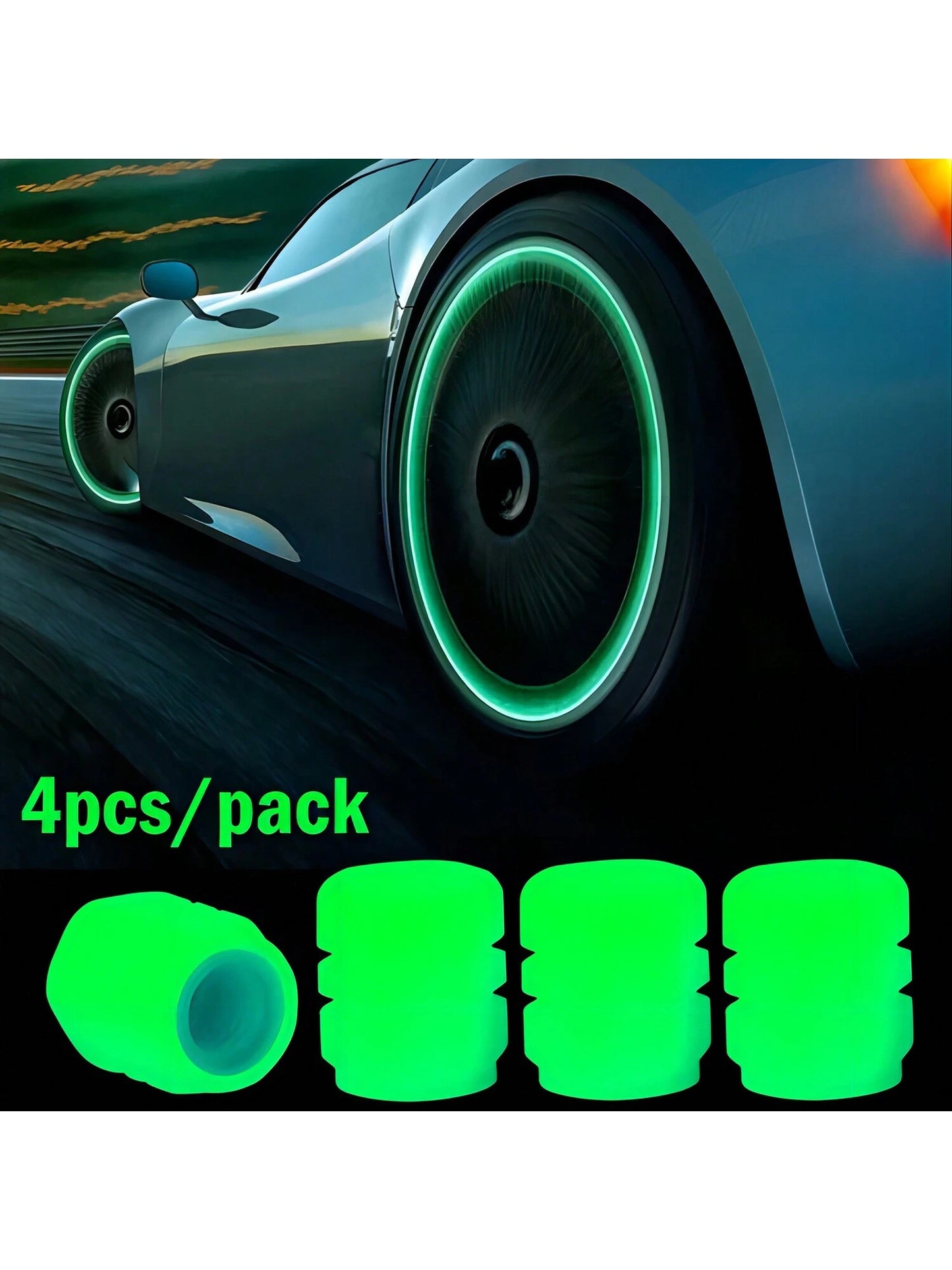 Luminous Car Tire Valve Cap