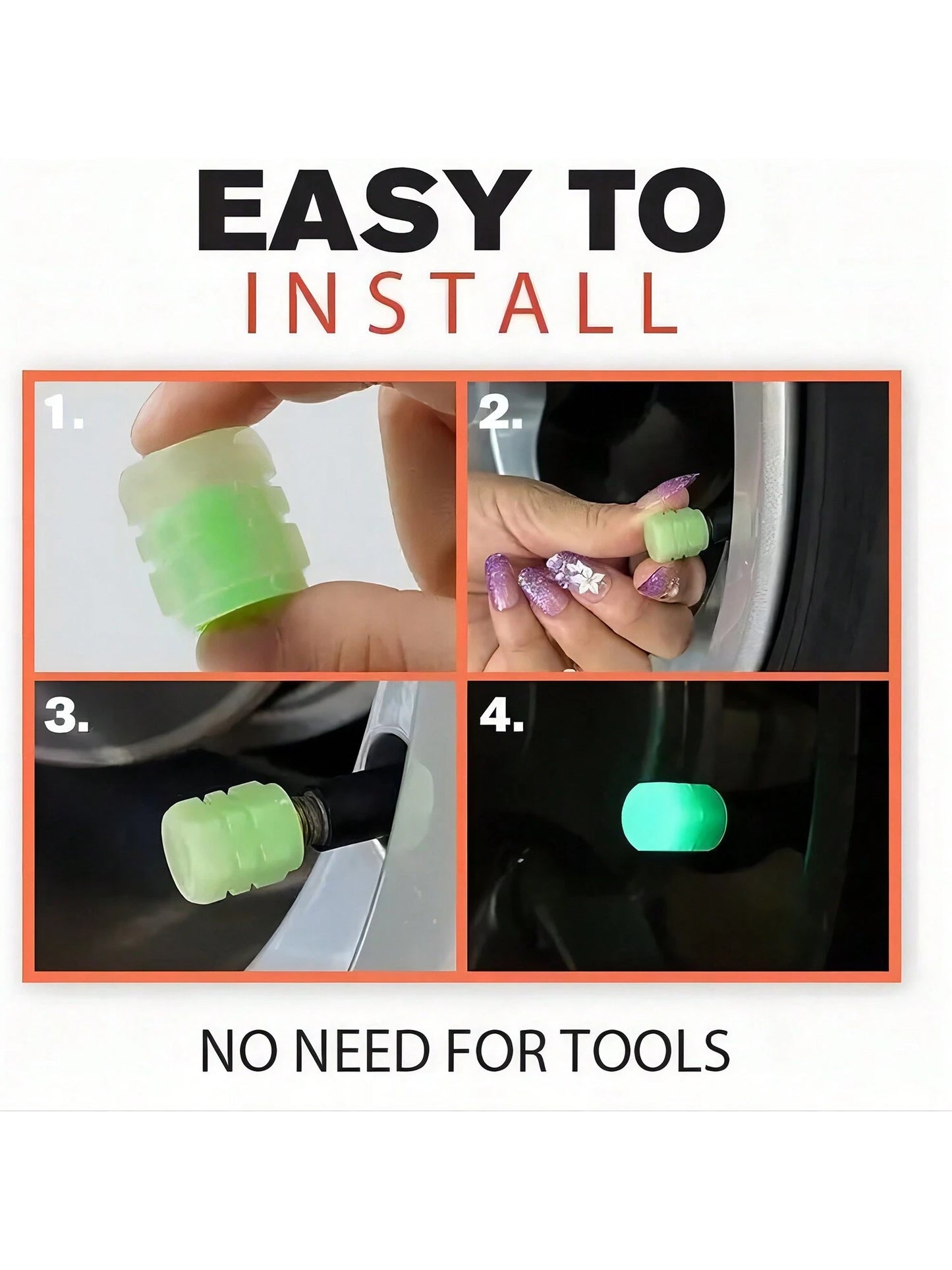 Luminous Car Tire Valve Cap