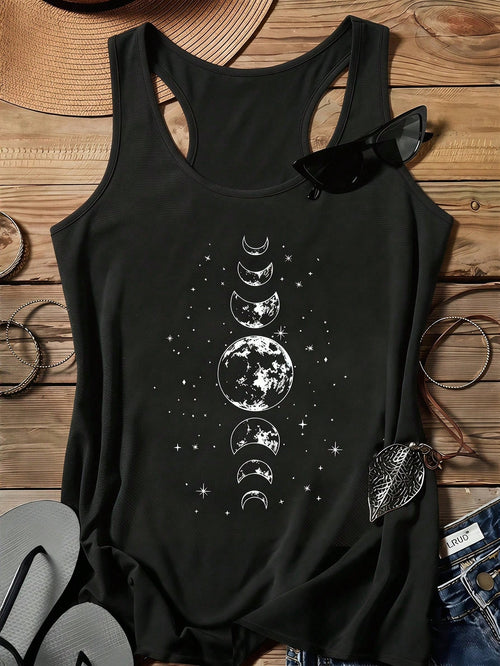 LUNE Plus Size Casual Minimalist Camisole Suitable For Summer