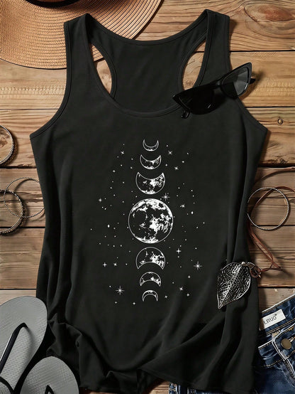 LUNE Plus Size Casual Minimalist Camisole Suitable For Summer