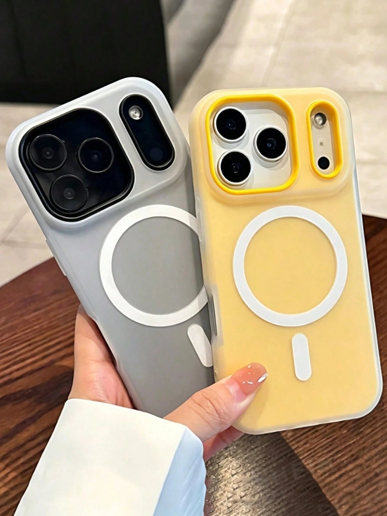 Luxury Matte Dopamine Magnetic Jelly Phone Case, Anti-Drop Protection, Magnetic Wireless Charging Protective Cover Compatible With Apple 16Pro Max/16/15Pro Max/15/11/12Pro Max/12/13/14/17 Pro Max Plus