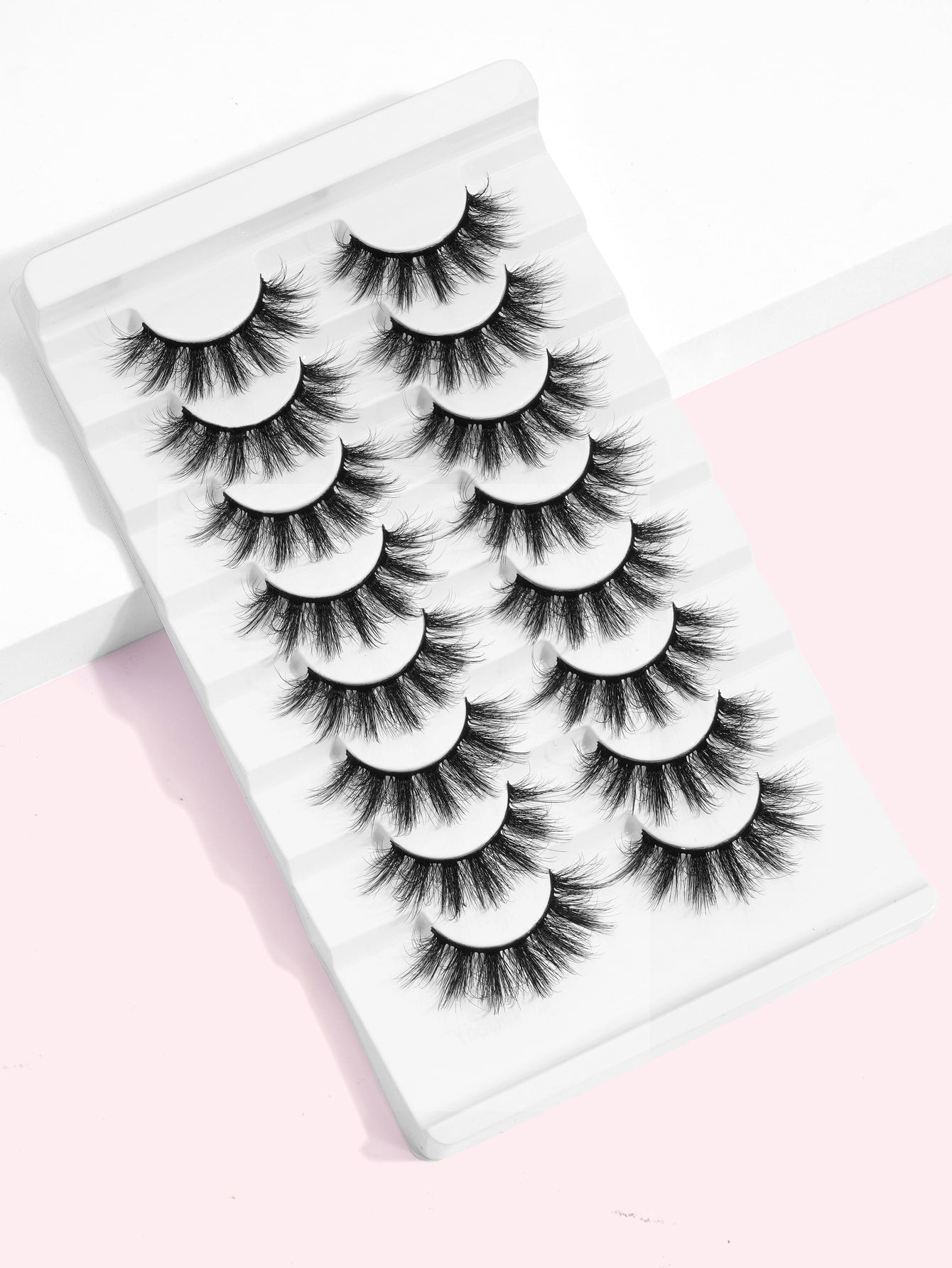 MAGEFY 8Pairs Of Natural Full False Eyelashes&1pc Disposable Eyelash Brush,Fluffy Slim For Everyday Use Manga Eyelashes, Travel Essentials Strip Lashes,Lashes,Eyelashes,Fake Lashes
