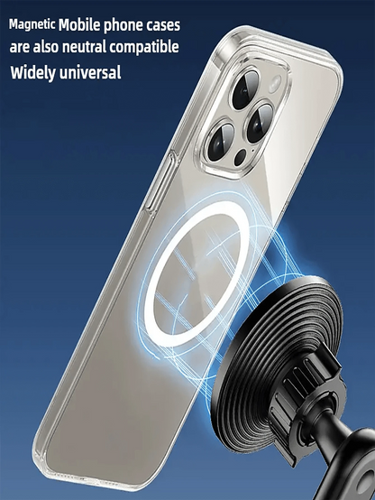 Magnetic Car Phone Holder- Strong Magnet, Adjustable Car Magnetic Phone Mount, 360° Rotating Air Vent Mount, Suitable For Smartphone Navigation, Sturdy Anti-Vibration ABS Holder, Vehicle Accessory