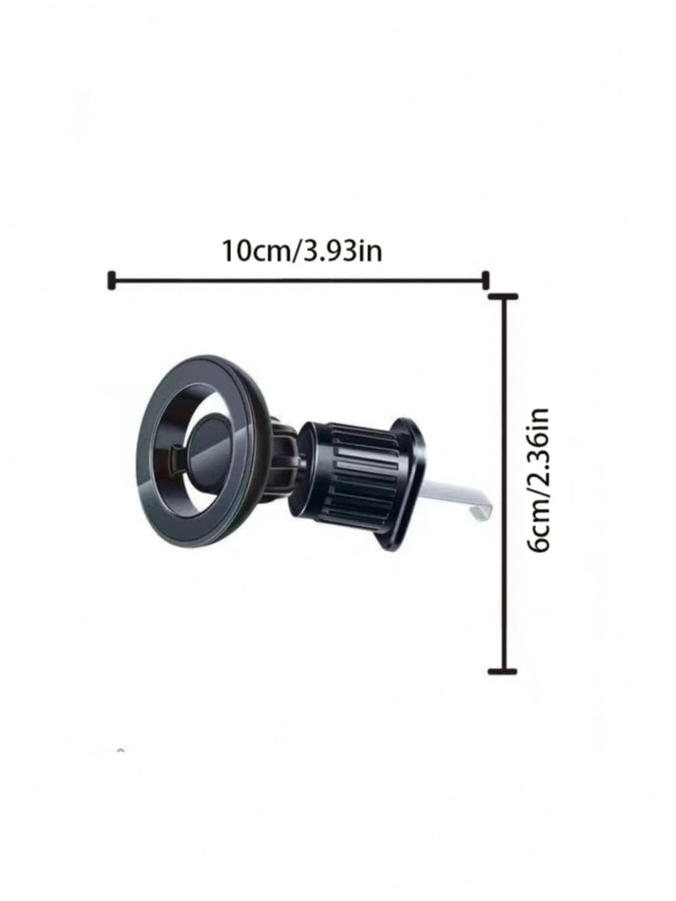Magnetic Car Phone Holder- Strong Magnet, Adjustable Car Magnetic Phone Mount, 360° Rotating Air Vent Mount, Suitable For Smartphone Navigation, Sturdy Anti-Vibration ABS Holder, Vehicle Accessory