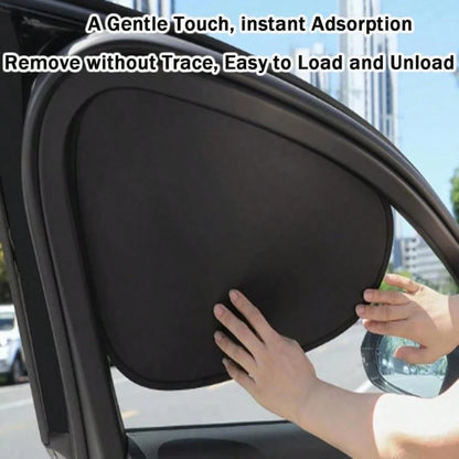Magnetic Side Window Sun Shade Keeps Cooler Sun Shade UV Rays Privacy Protector, Reuseable Washable Sun Shade For Most Cars, Vhicles, SUV