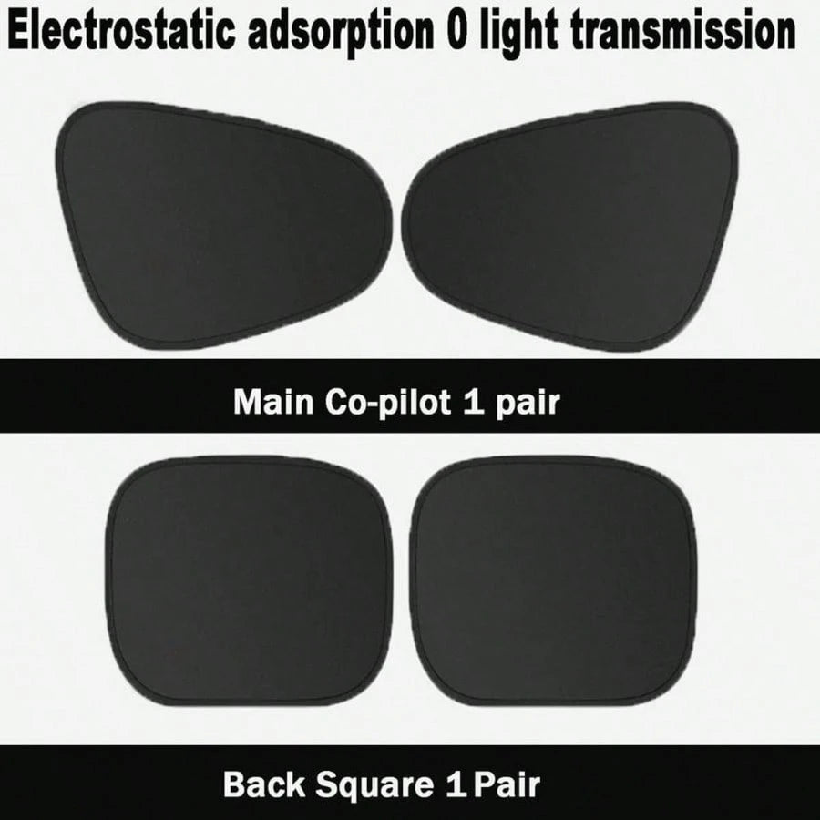 Magnetic Side Window Sun Shade Keeps Cooler Sun Shade UV Rays Privacy Protector, Reuseable Washable Sun Shade For Most Cars, Vhicles, SUV