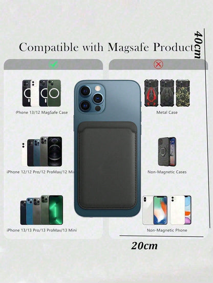 Magnetic Wallet Phone Card Holder, With Wallet Accessories, Compatible With IPhone 16/15/14/13/12 Pro/Pro Max/Plus/Mini Series Phone Cases, Women's Wallet, Mini Wallet, Handbag, Card Holder, Wallet