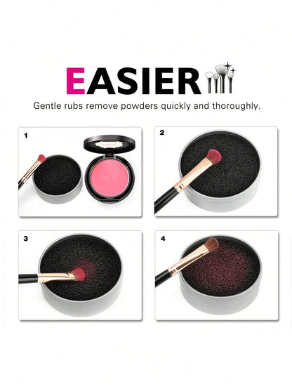 Makeup Brush Cleaner Quick Clean Makeup Tool, 1pc Switch Eyeshadow Color Dry Cleaning Box Reusable,Giveaways