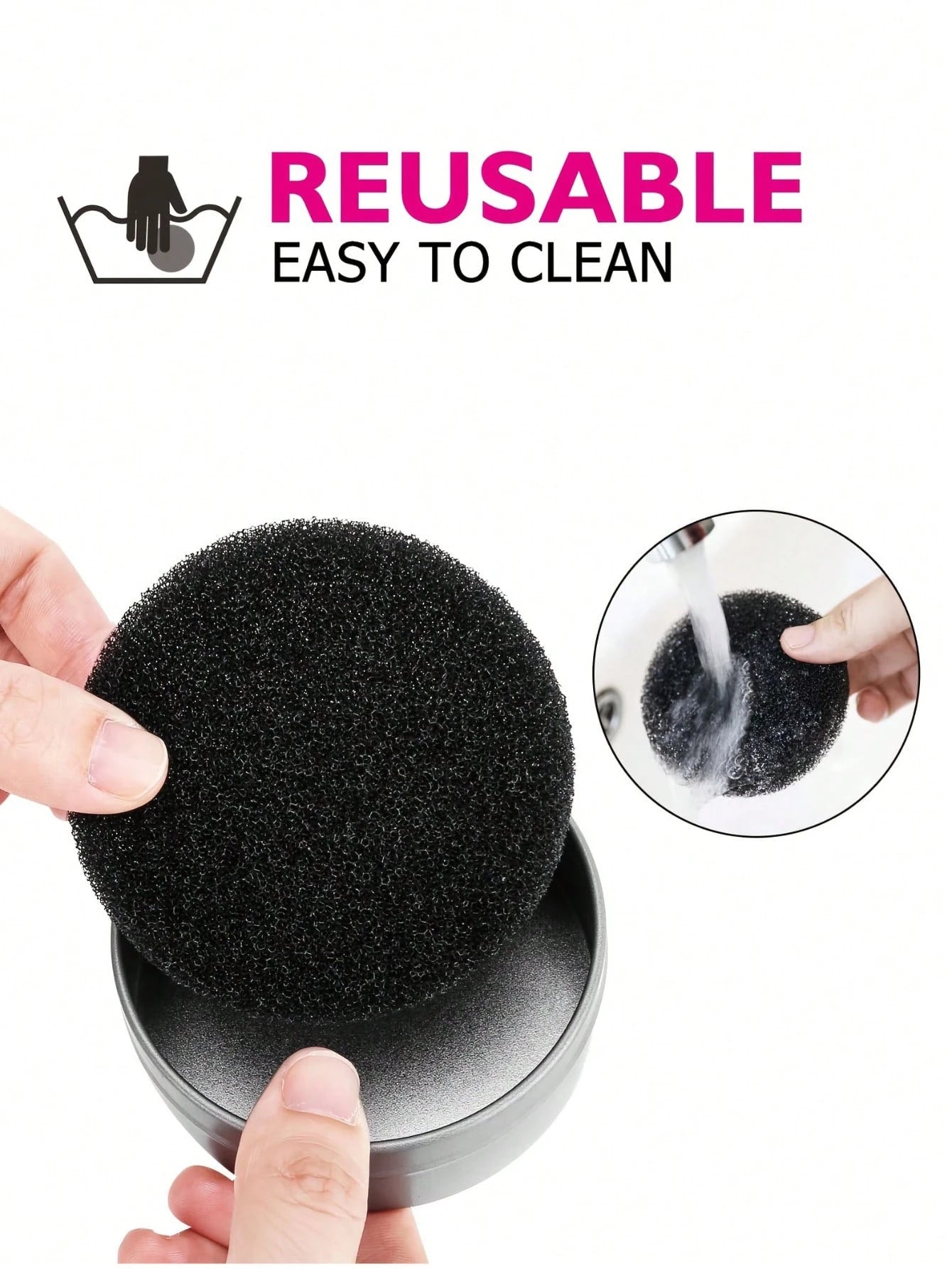 Makeup Brush Cleaner Quick Clean Makeup Tool, 1pc Switch Eyeshadow Color Dry Cleaning Box Reusable,Giveaways
