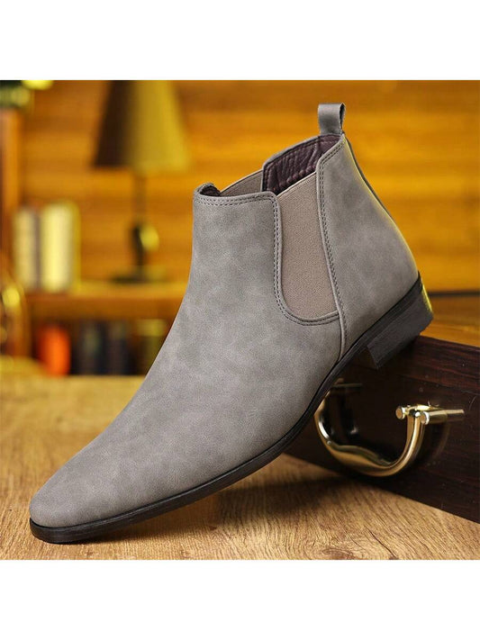 Men's Chelsea Boots, British Retro Short Boots, Casual Men's Shoes, Suitable For Outdoor Leisure, Business Parties, Daily Life