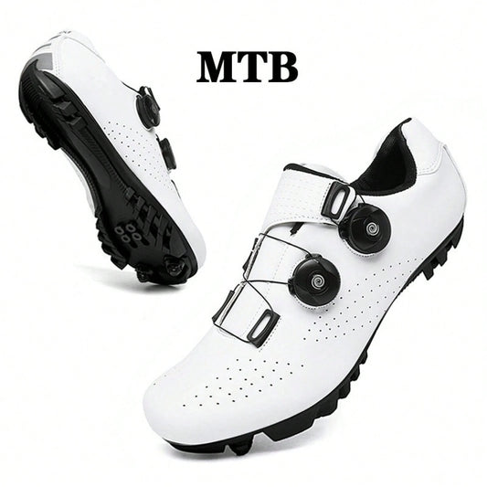 Men's Cycling Shoes Spring Summer Mountain Bike Lock Shoes Road Bike Locked Shoes Hard Sole Indoor Cycling Shoes Bicycle Shoes