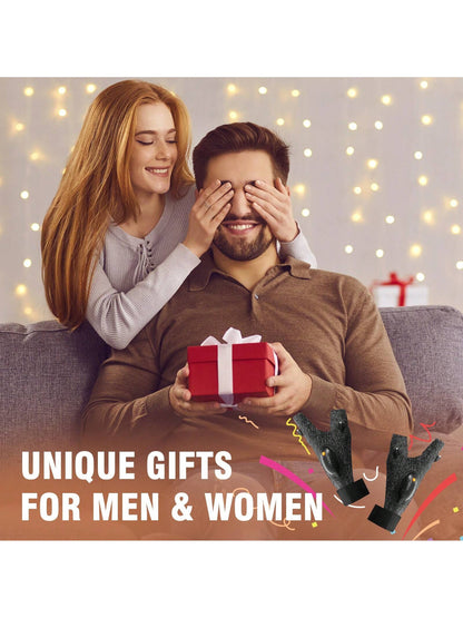 Men's LED Flashlight Gloves, USB Rechargeable, Men's Stocking Stuffers, Cool Gadgets, Christmas Birthday Gifts For Men, Gifts For Adults, Him, Boyfriends, Auto Repair, Fishing, Camping Accessories
