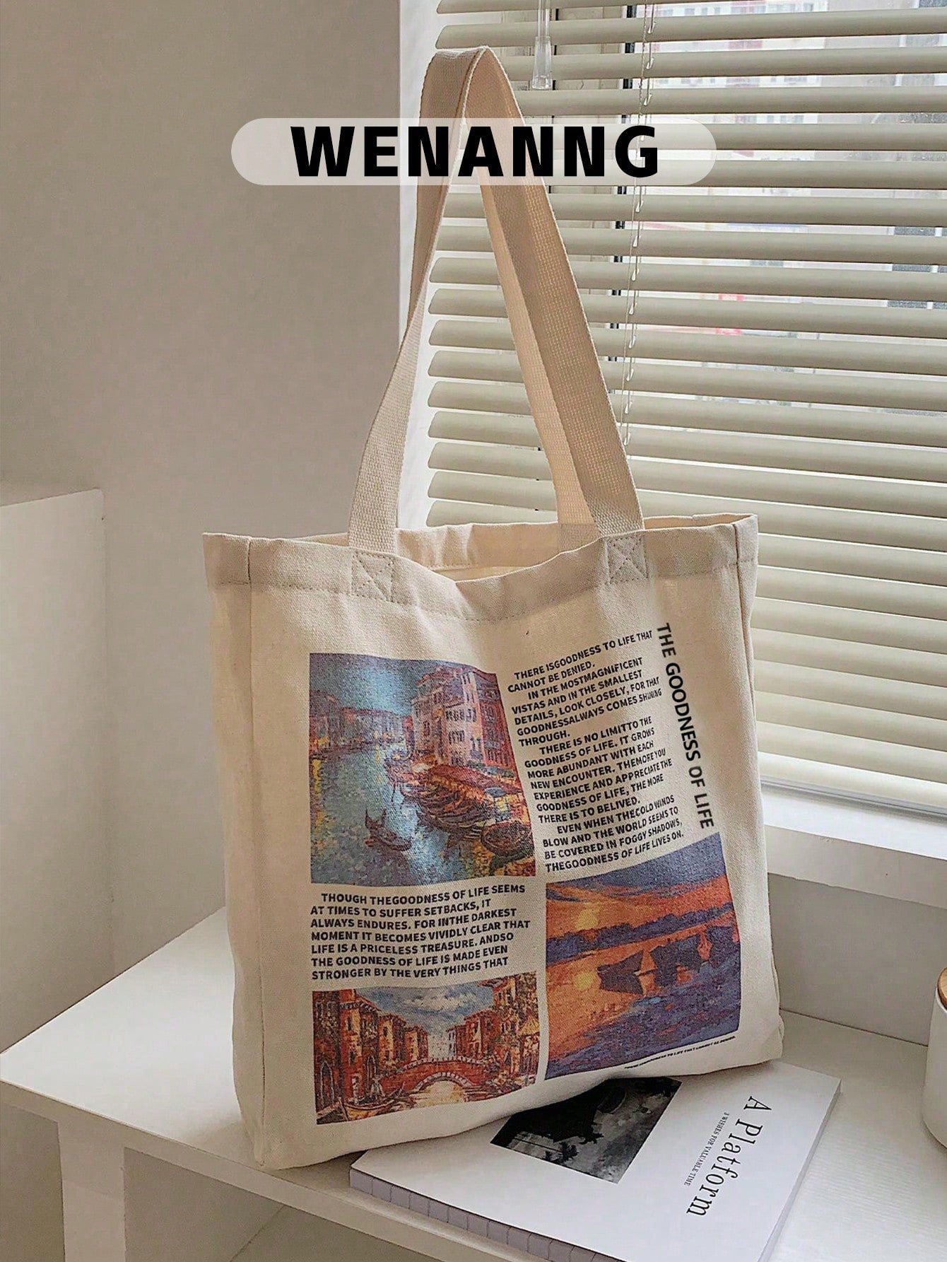 Men's Tote Bag, Casual Large Capacity Handbag, Suitable For Short Trips And Daily Use, Canvas Material, Printed Pattern, Can Be Used As Shopping Bag, Sports Outdoor Bag, Valentine's Day Gift, Travel E