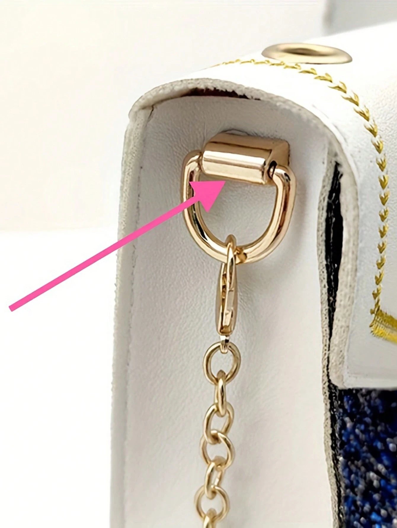 Metal D-Ring Lobster Clasp For Handbags And Crossbody Bags- DIY Wallet Chain Accessories, Detachable DIY Hardware With Screw Accessories, Suitable For Bags And Phone Cases, Tools Not Included