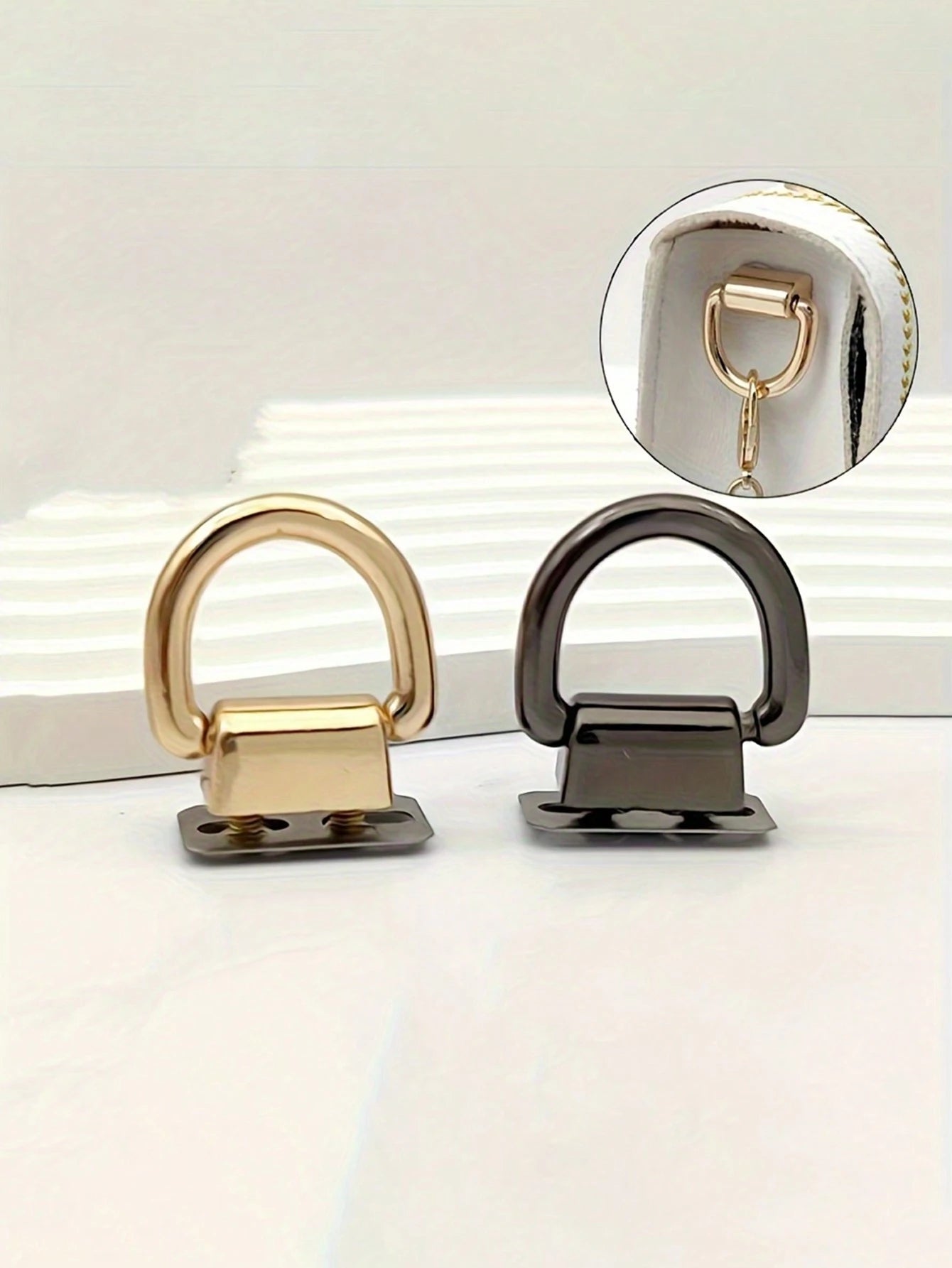 Metal D-Ring Lobster Clasp For Handbags And Crossbody Bags- DIY Wallet Chain Accessories, Detachable DIY Hardware With Screw Accessories, Suitable For Bags And Phone Cases, Tools Not Included