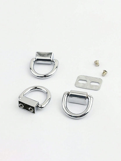 Metal D-Ring Lobster Clasp For Handbags And Crossbody Bags- DIY Wallet Chain Accessories, Detachable DIY Hardware With Screw Accessories, Suitable For Bags And Phone Cases, Tools Not Included