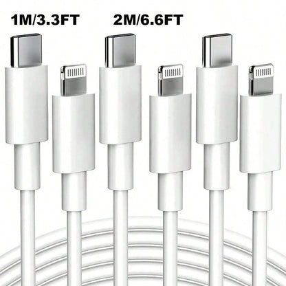 [MFi Certified] 1pc/2pcs USB-C To Lightning Data Cable, Lightning Phone Fast Charging Data Cable, Flash Charging Cable, Compatible With Charger, Fast Charging Cable, USB-C To Lightning Data Cable, Sui