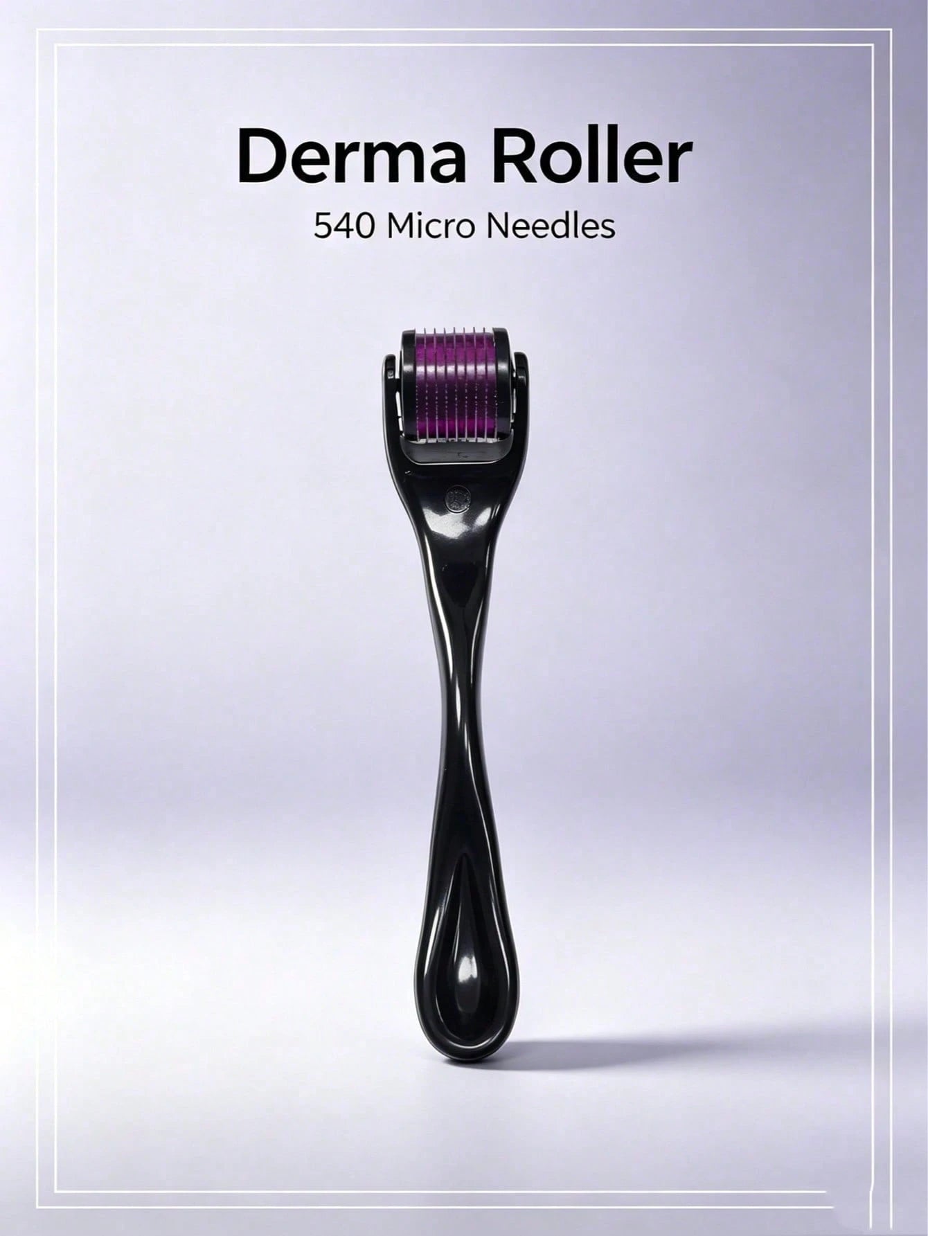 Microneedle Roller (192 Needles/ 540 Needles)- Black & Purple; 3-In-1 Microneedle Roller (540 Needles- 0.5mm); Microneedle Roller (180 Needles, 600 Needles, 1200 Needles)