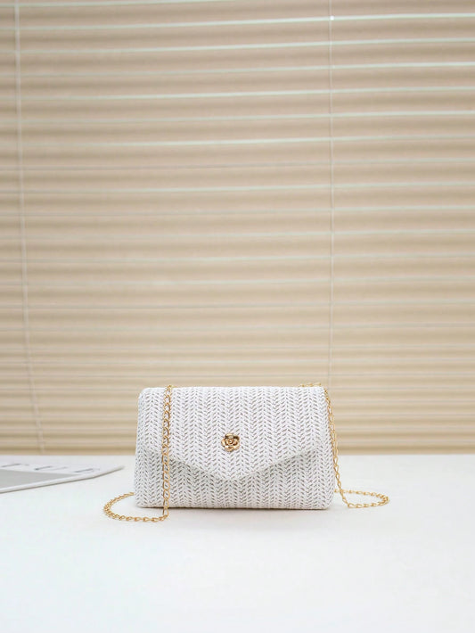 Mini Fashionable Flap Chain Crossbody Bag, Women's Shoulder Messenger Bag For Phone, Gift, Vacation, Shopping