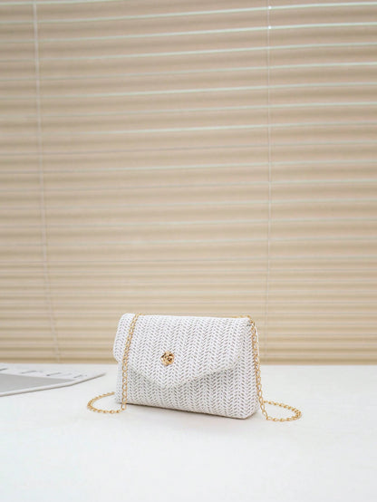 Mini Fashionable Flap Chain Crossbody Bag, Women's Shoulder Messenger Bag For Phone, Gift, Vacation, Shopping