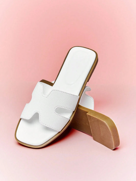 Mini mi Children's Flat Sandals, Casual And Versatile For Daily Wear