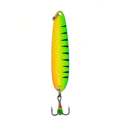 Miniature Metal Spoon-Shaped Ice Fishing Lures- Realistic Spoon-Shaped VIB Hard Lures, Available In 5 Color Options, Mini Minnows Suitable For Both Freshwater And Saltwater Winter Fishing (Compact Si