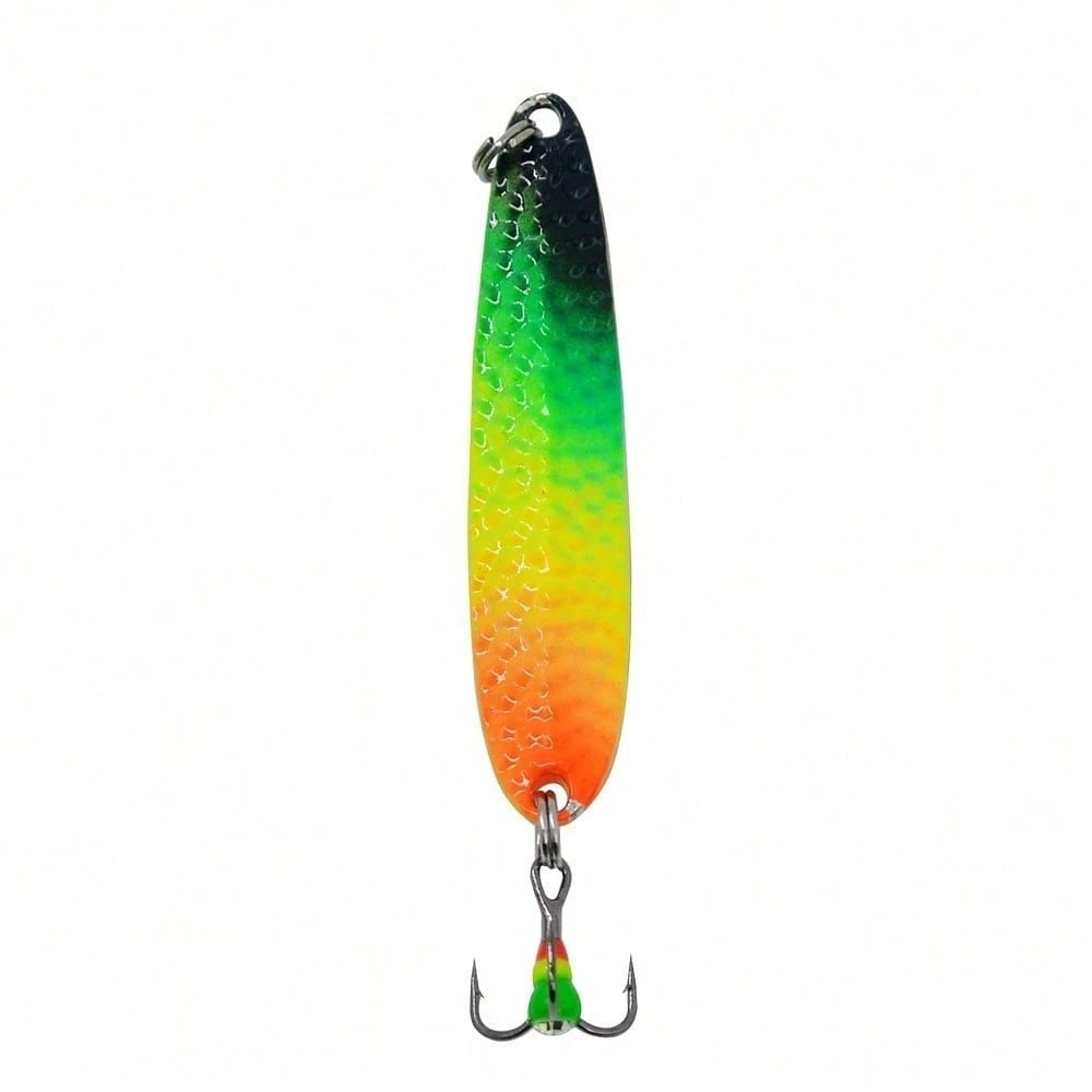 Miniature Metal Spoon-Shaped Ice Fishing Lures- Realistic Spoon-Shaped VIB Hard Lures, Available In 5 Color Options, Mini Minnows Suitable For Both Freshwater And Saltwater Winter Fishing (Compact Si