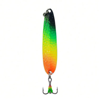Miniature Metal Spoon-Shaped Ice Fishing Lures- Realistic Spoon-Shaped VIB Hard Lures, Available In 5 Color Options, Mini Minnows Suitable For Both Freshwater And Saltwater Winter Fishing (Compact Si