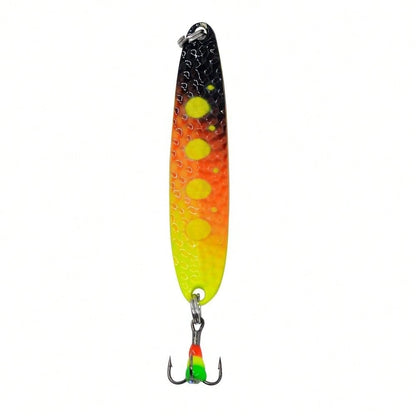 Miniature Metal Spoon-Shaped Ice Fishing Lures- Realistic Spoon-Shaped VIB Hard Lures, Available In 5 Color Options, Mini Minnows Suitable For Both Freshwater And Saltwater Winter Fishing (Compact Si