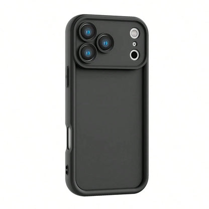 Minimalist Solid Color Basic Shockproof Simple Thick Red Phone Case, Compatible With IPhone 17 Pro Max/17 Pro/17 Air/17/16 Pro Max/16/16 Pro/16 Plus/16E/15/15 Plus/15 Pro/15 Pro Max/11/12/13/14 Pro Ma