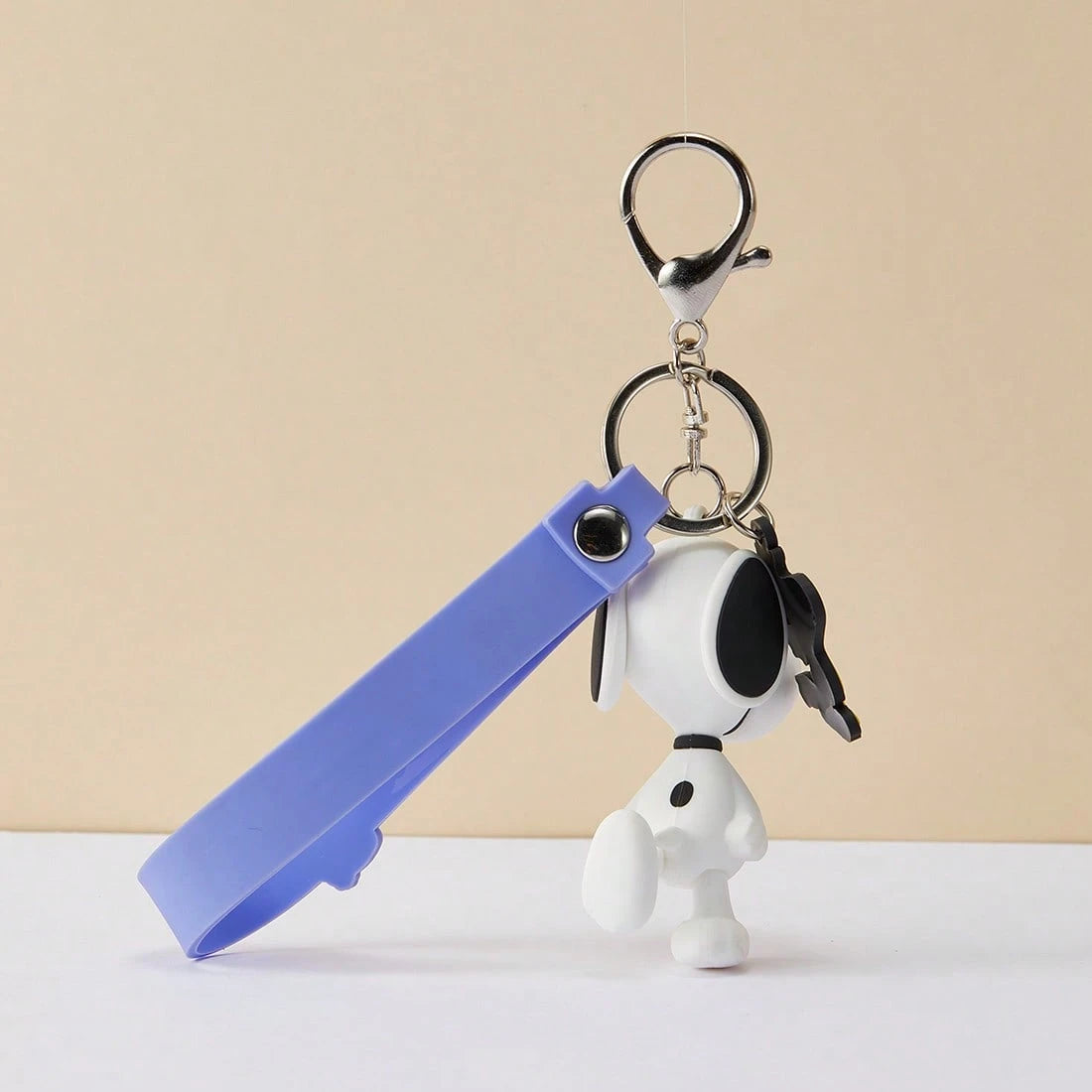 Miniso Snoopy Summer Journey Series 3D Ornament,PVC Material Keychain, Summer Element Carving, Suitable For Backpack & Key Decoration,Best Gift(1 PC)