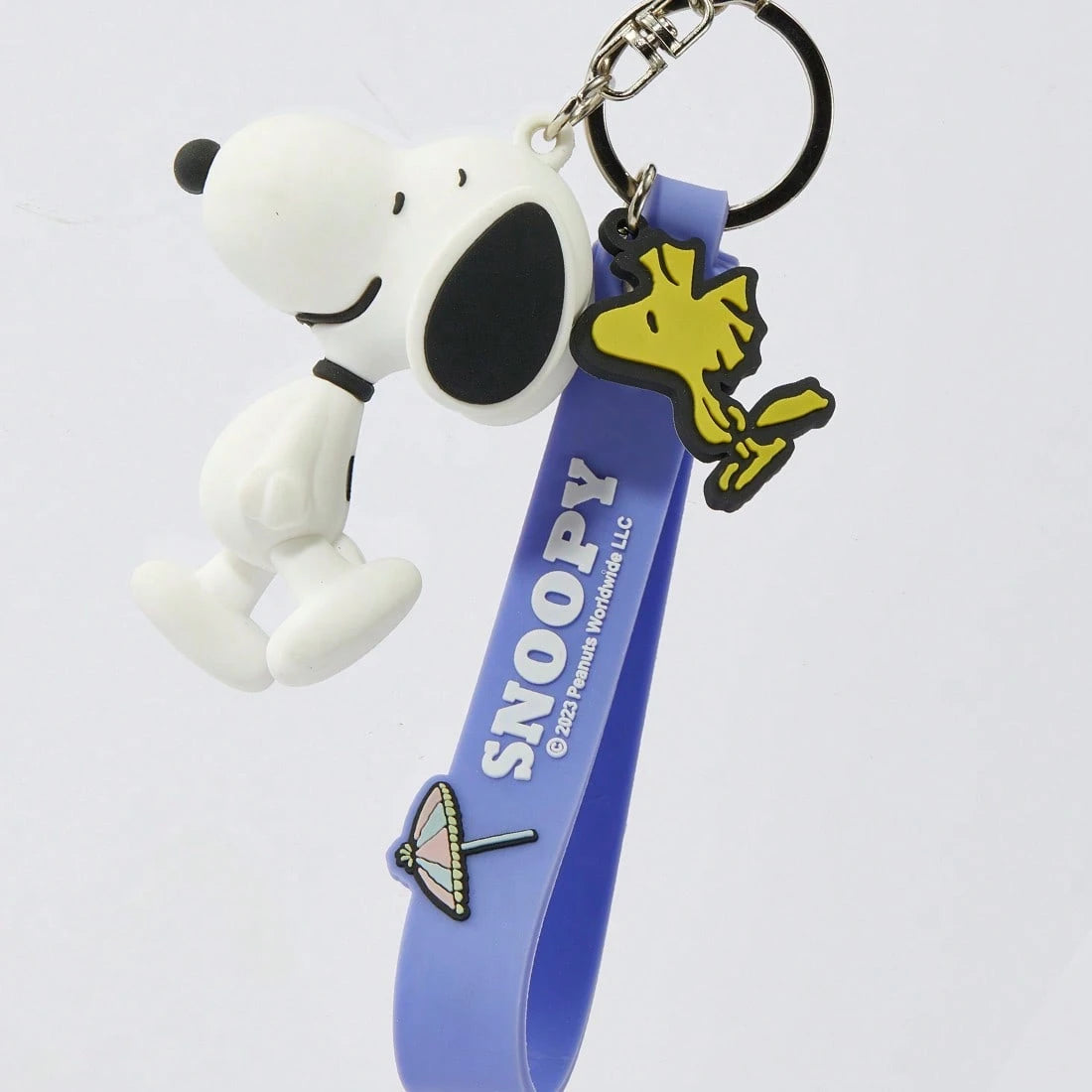 Miniso Snoopy Summer Journey Series 3D Ornament,PVC Material Keychain, Summer Element Carving, Suitable For Backpack & Key Decoration,Best Gift(1 PC)