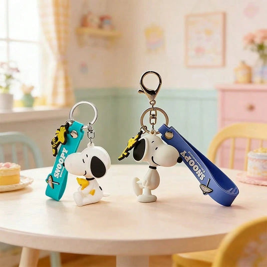 Miniso Snoopy Summer Travel Themed 3D Pendant Walking & Sitting Posture, Cute And Healing Design,Compact And Exquisite Shape,Easy To Hang And Carry, Great For Daily Matching And Collection, Excellent