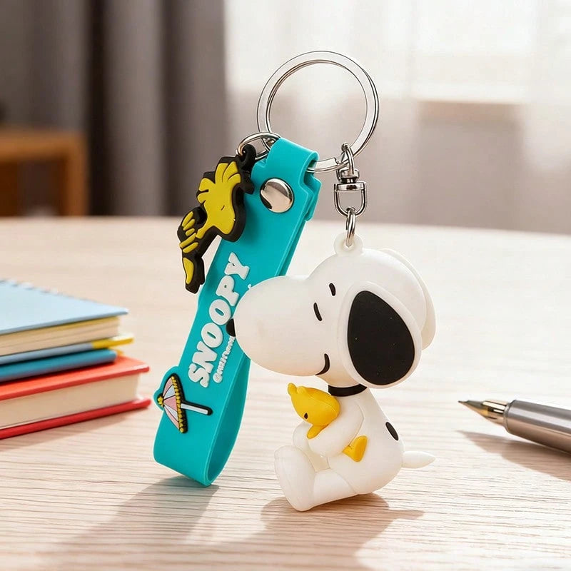 Miniso Snoopy Summer Travel Themed 3D Pendant Walking & Sitting Posture, Cute And Healing Design,Compact And Exquisite Shape,Easy To Hang And Carry, Great For Daily Matching And Collection, Excellent