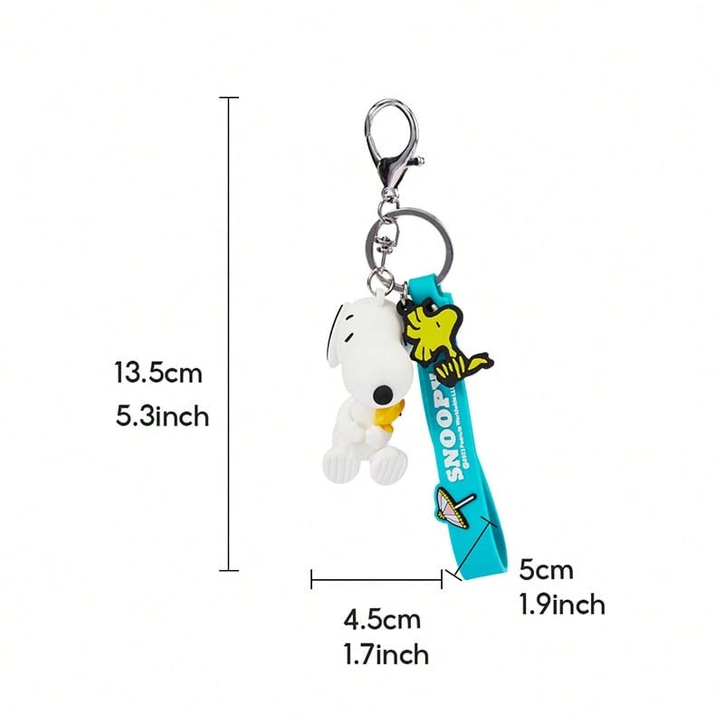 Miniso Snoopy Summer Travel Themed 3D Pendant Walking & Sitting Posture, Cute And Healing Design,Compact And Exquisite Shape,Easy To Hang And Carry, Great For Daily Matching And Collection, Excellent