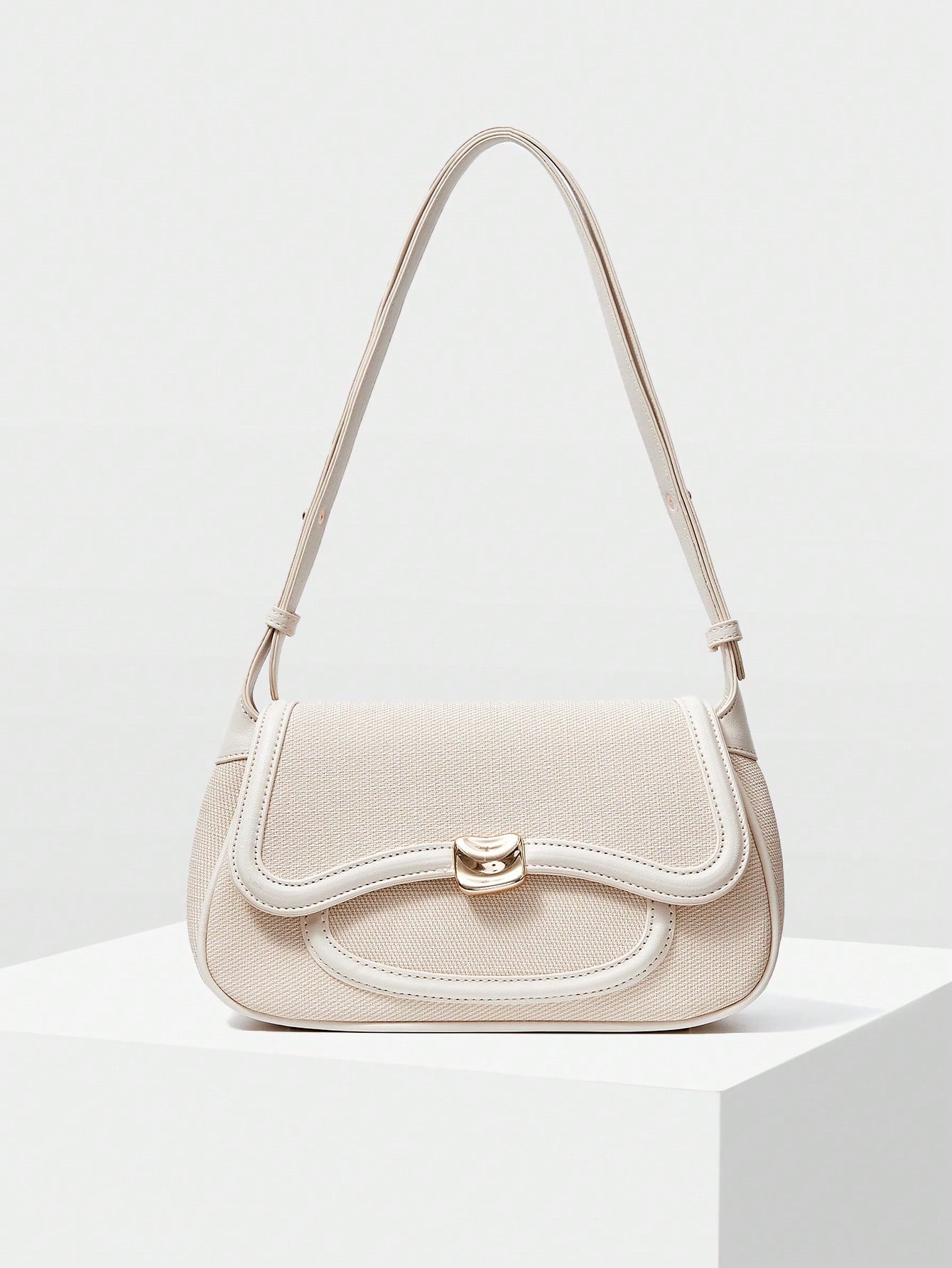 MOTF PREMIUM WOMEN FLAP SHOULDER BAG, COMMUTE, PU LEATHER