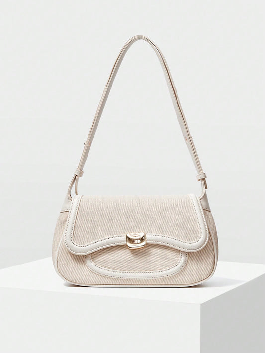 MOTF PREMIUM WOMEN FLAP SHOULDER BAG, COMMUTE, PU LEATHER