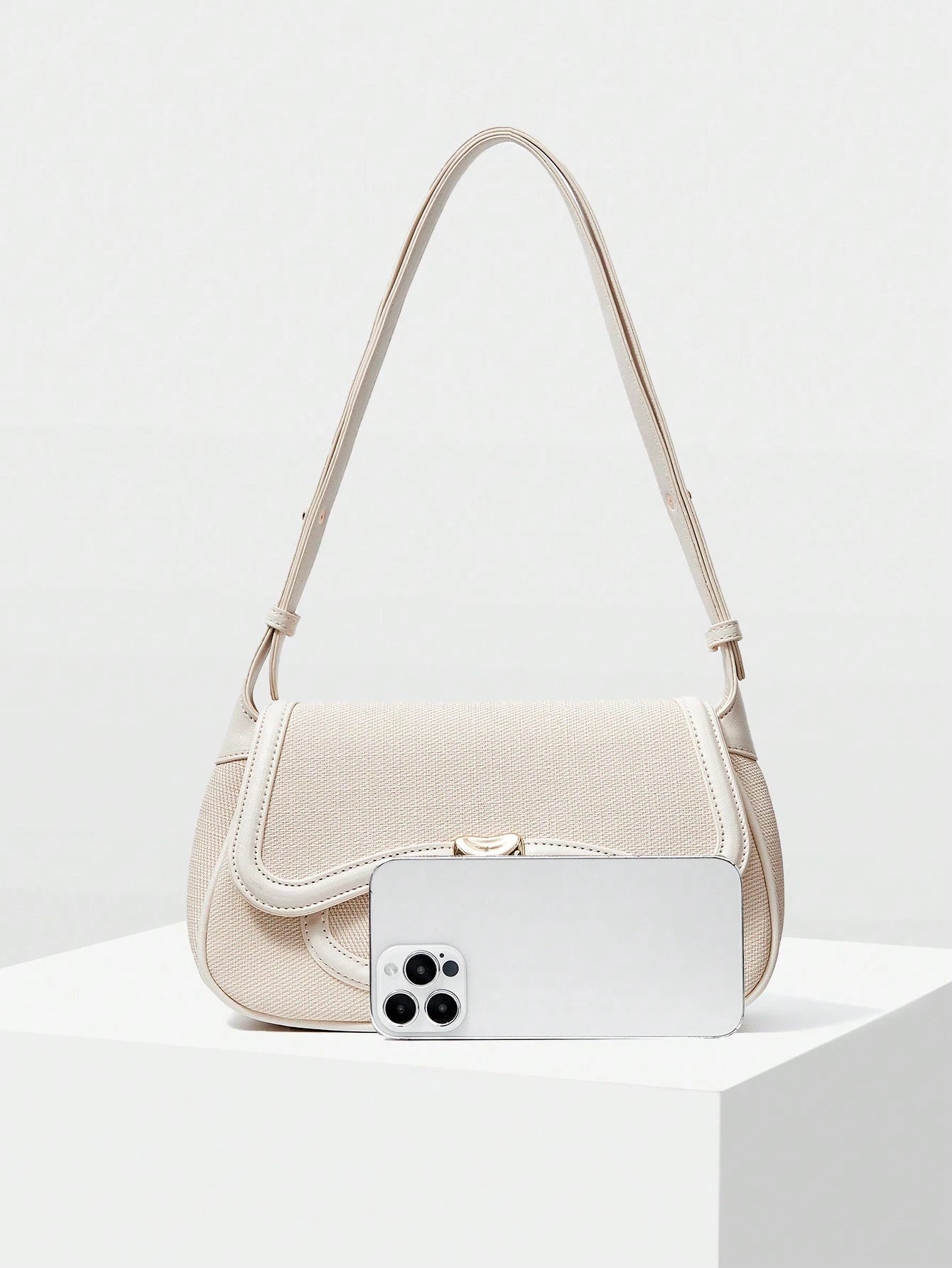 MOTF PREMIUM WOMEN FLAP SHOULDER BAG, COMMUTE, PU LEATHER