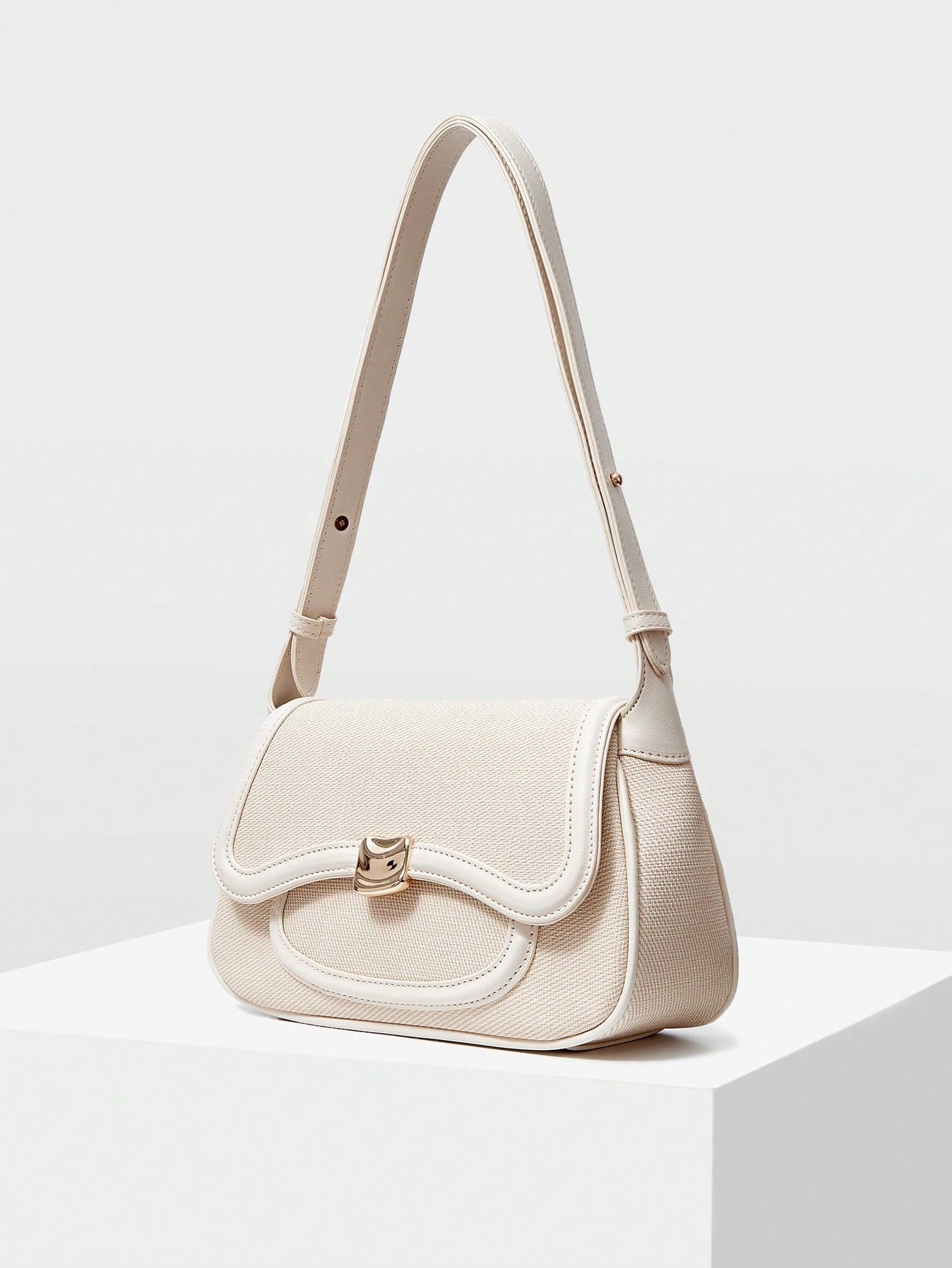 MOTF PREMIUM WOMEN FLAP SHOULDER BAG, COMMUTE, PU LEATHER