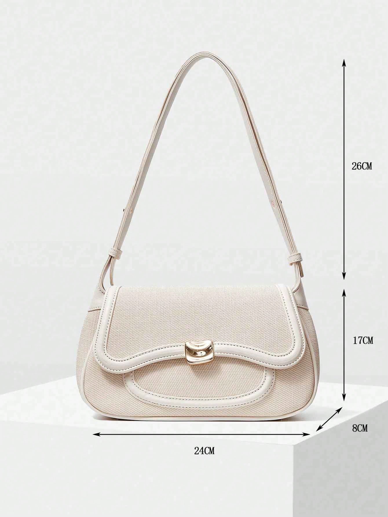 MOTF PREMIUM WOMEN FLAP SHOULDER BAG, COMMUTE, PU LEATHER