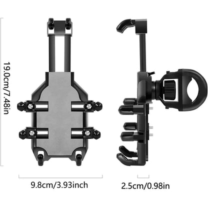 Motorcycle Navigation Bracket Motorcycle Bicycle Electric Vehicle Riding Mobile Phone Holder Anti Shock And Drop Phone GPS Holder