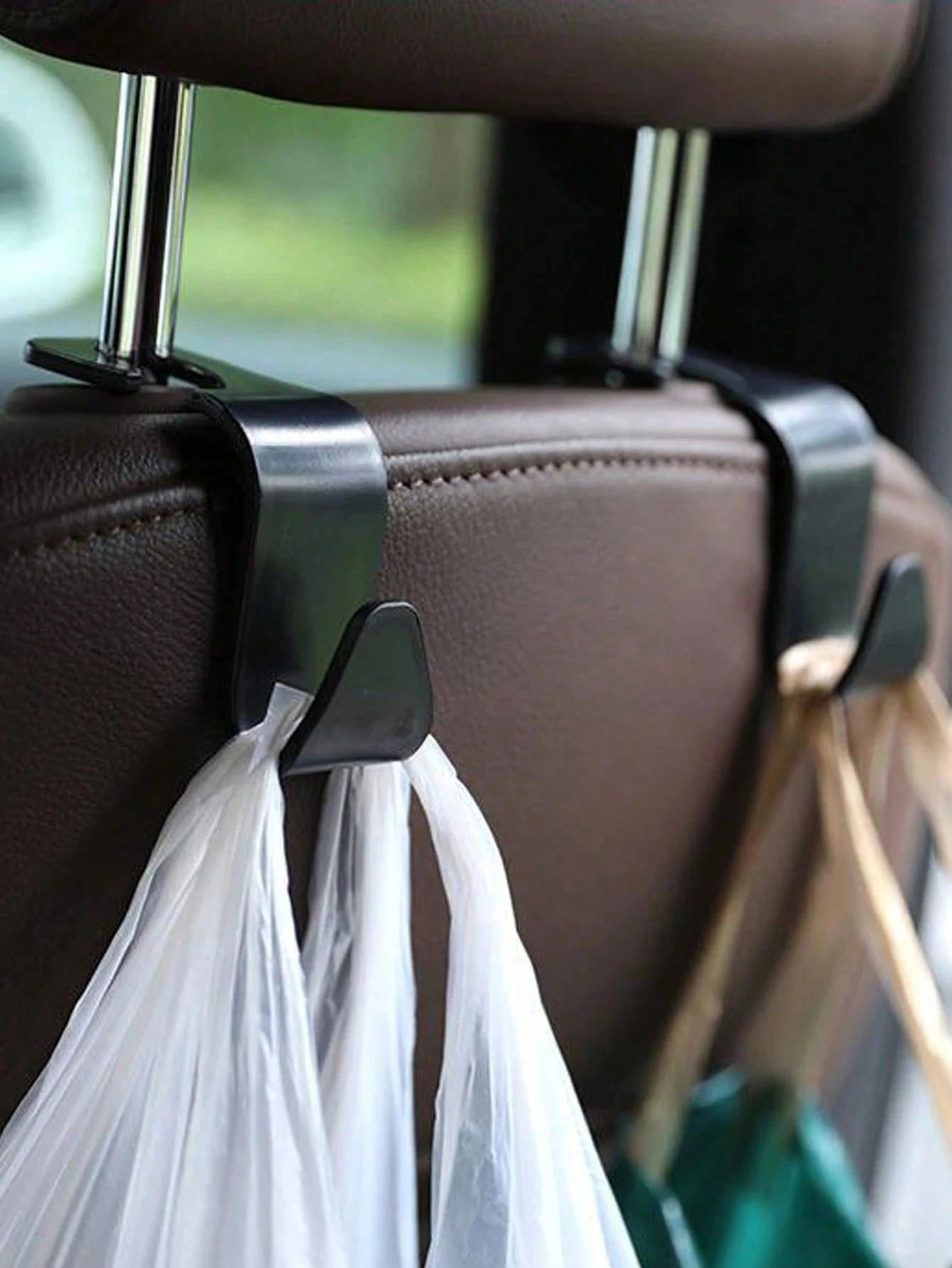 Multi-Pack Car Seat Back Hooks, Universal Car Interior Storage Hooks, Ideal For Hanging Shopping Bags, Handbags And Other Items On Front And Rear Seats
