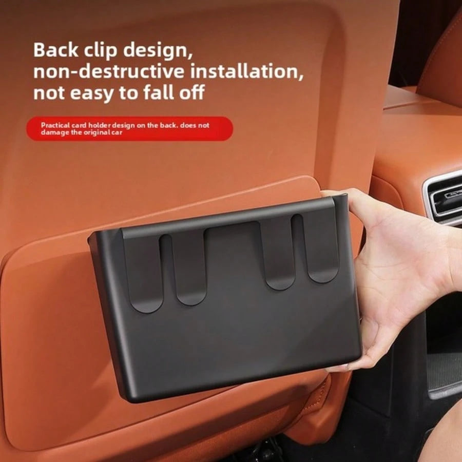 Multi-Use Organizer Box Rear Seat Tissue Paper Case Car Headrest Storage Box Car Back Seat Organizer Holder Car Accessories